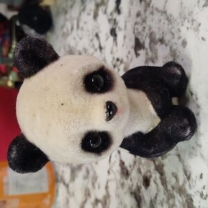 Vintage 1970s Josef Originals Flocked Panda